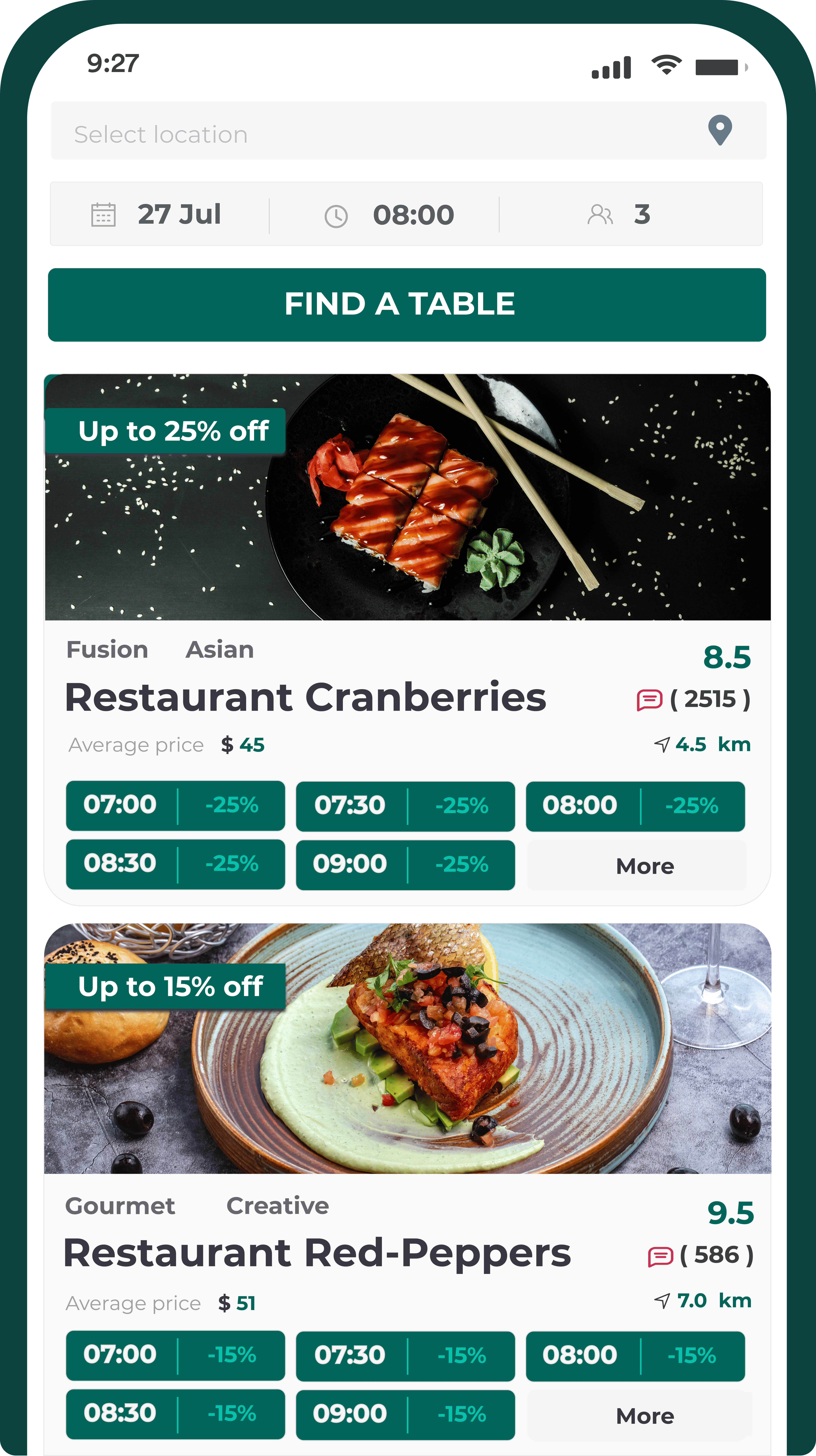 Discover and book a restaurant with Avopla